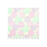 Fabric Creations - Yellow with Pastel Firework Flower Bursts